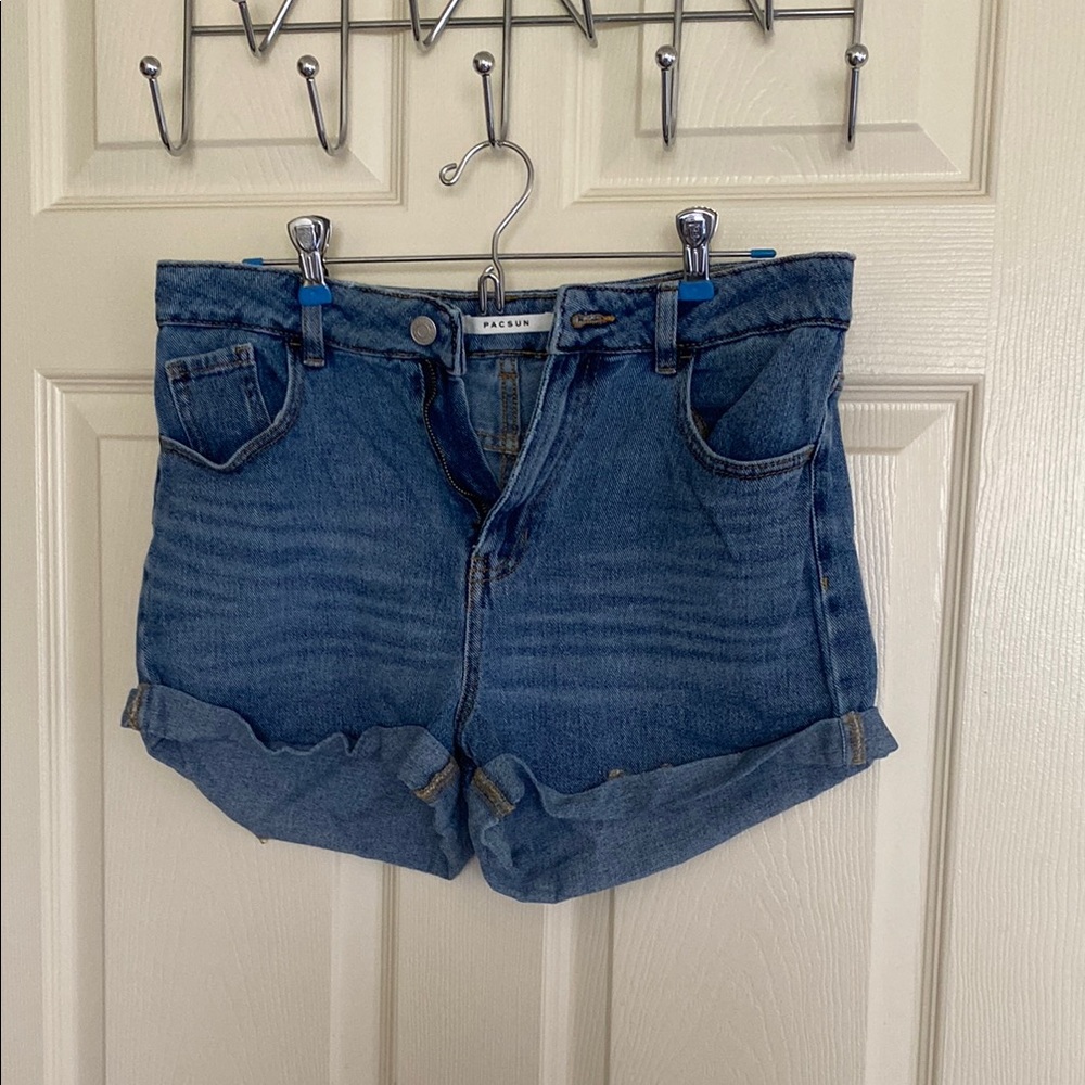 Pacsun Women's Blue Denim Shorts